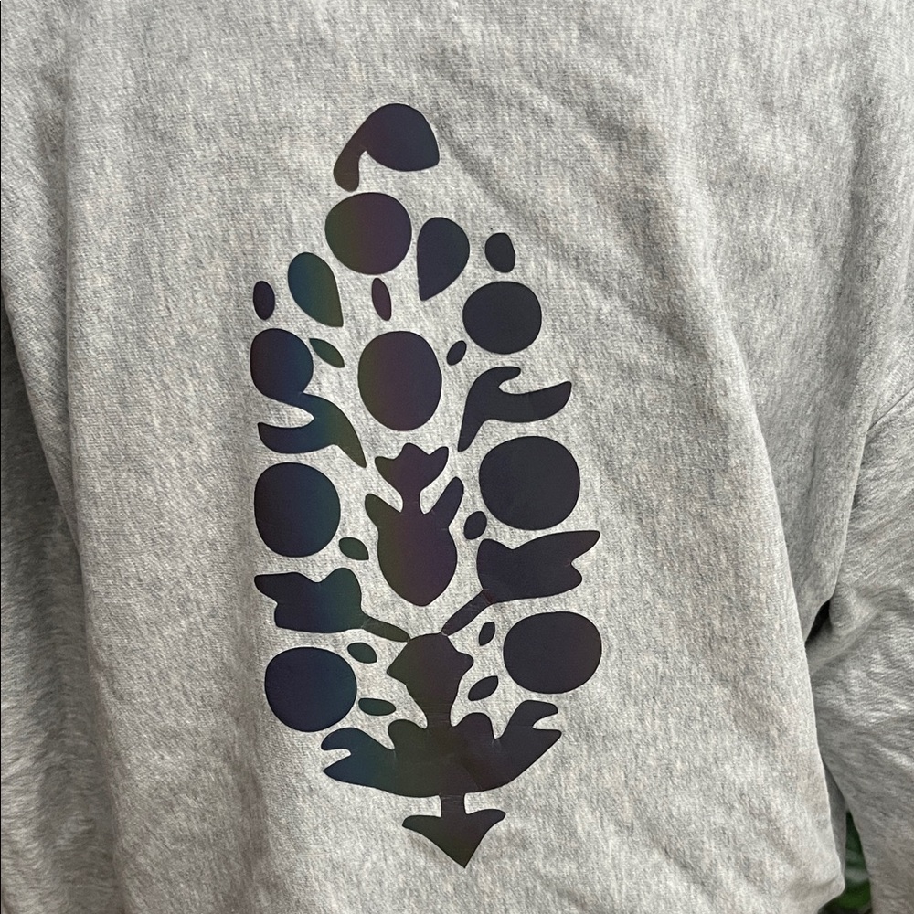 FP Movement by Free People Gray Hoodie with Black Design - Picture 2 of 6
